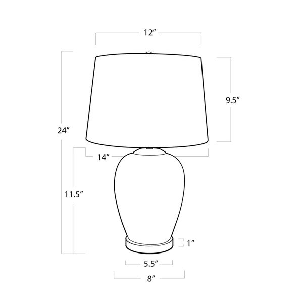 Anne Ceramic Table Lamp